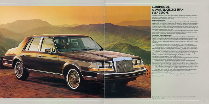 1984 Lincoln Brochure Page 27